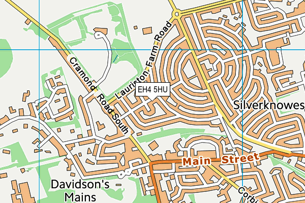 EH4 5HU map - OS VectorMap District (Ordnance Survey)