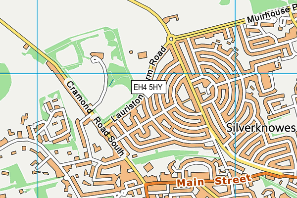 EH4 5HY map - OS VectorMap District (Ordnance Survey)