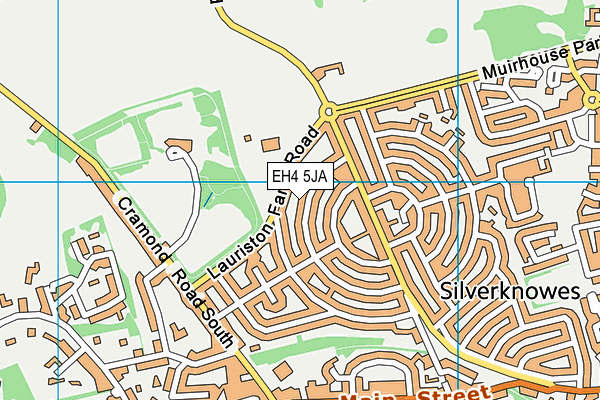 EH4 5JA map - OS VectorMap District (Ordnance Survey)