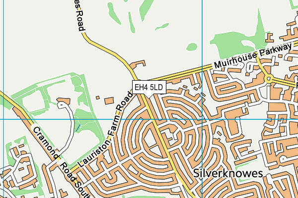 EH4 5LD map - OS VectorMap District (Ordnance Survey)