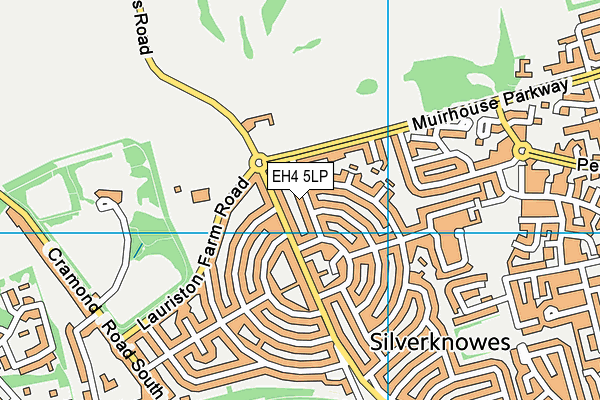 EH4 5LP map - OS VectorMap District (Ordnance Survey)