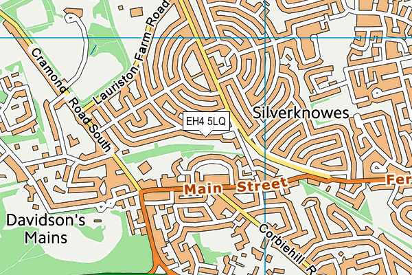 EH4 5LQ map - OS VectorMap District (Ordnance Survey)