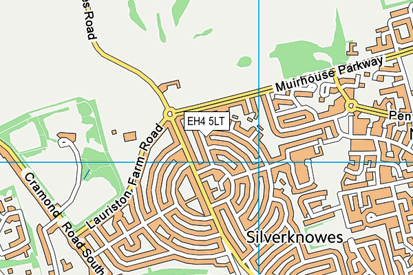 EH4 5LT map - OS VectorMap District (Ordnance Survey)