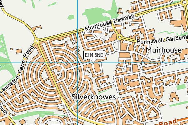 EH4 5NE map - OS VectorMap District (Ordnance Survey)