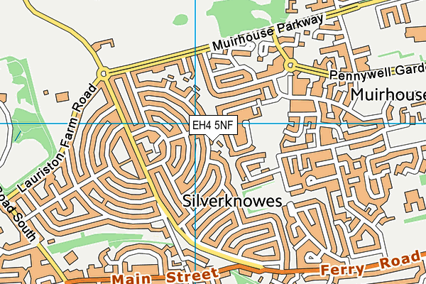 EH4 5NF map - OS VectorMap District (Ordnance Survey)