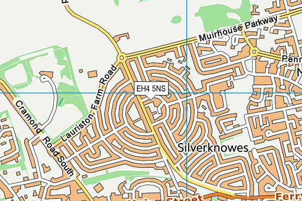 EH4 5NS map - OS VectorMap District (Ordnance Survey)
