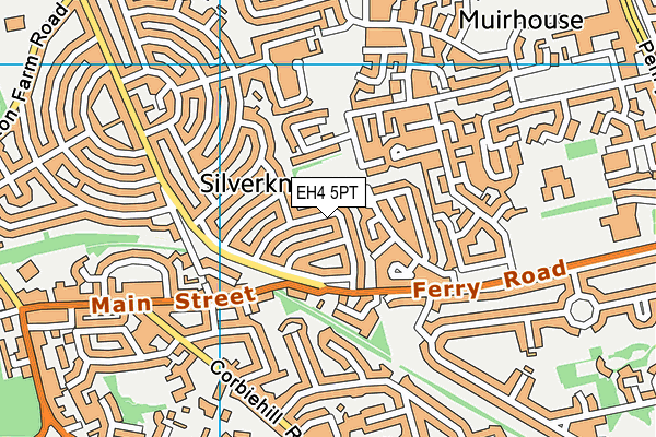 EH4 5PT map - OS VectorMap District (Ordnance Survey)