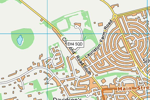 EH4 5QD map - OS VectorMap District (Ordnance Survey)