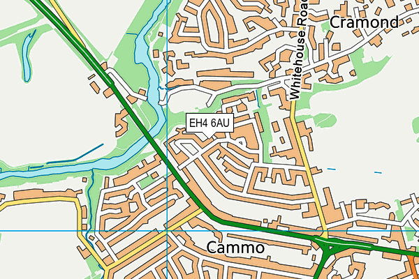 EH4 6AU map - OS VectorMap District (Ordnance Survey)