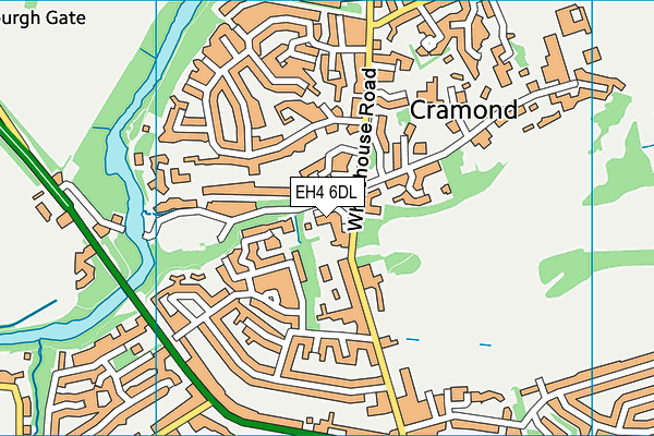 EH4 6DL map - OS VectorMap District (Ordnance Survey)