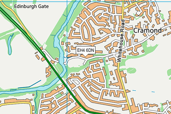 EH4 6DN map - OS VectorMap District (Ordnance Survey)