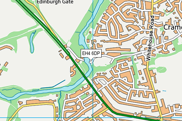 EH4 6DP map - OS VectorMap District (Ordnance Survey)