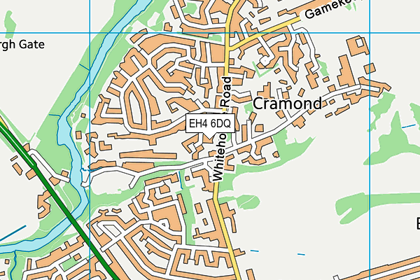 EH4 6DQ map - OS VectorMap District (Ordnance Survey)