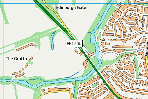 EH4 6DU map - OS VectorMap District (Ordnance Survey)