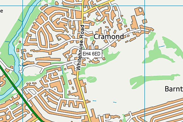 EH4 6ED map - OS VectorMap District (Ordnance Survey)
