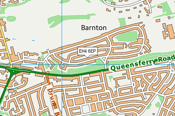 EH4 6EP map - OS VectorMap District (Ordnance Survey)