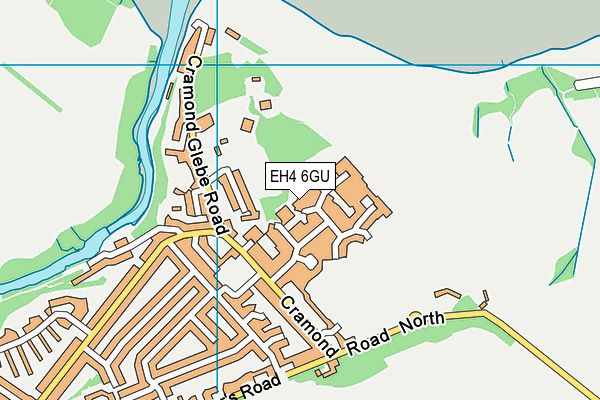 EH4 6GU map - OS VectorMap District (Ordnance Survey)