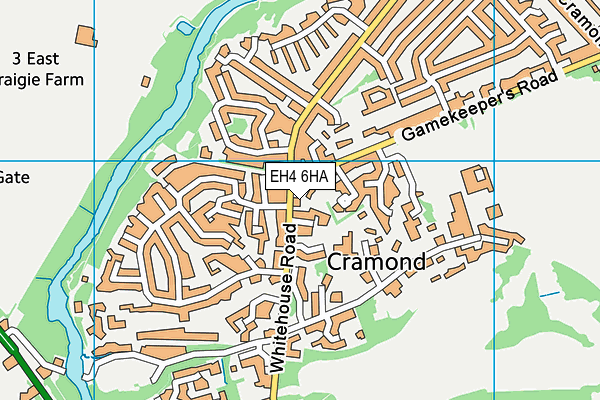 EH4 6HA map - OS VectorMap District (Ordnance Survey)