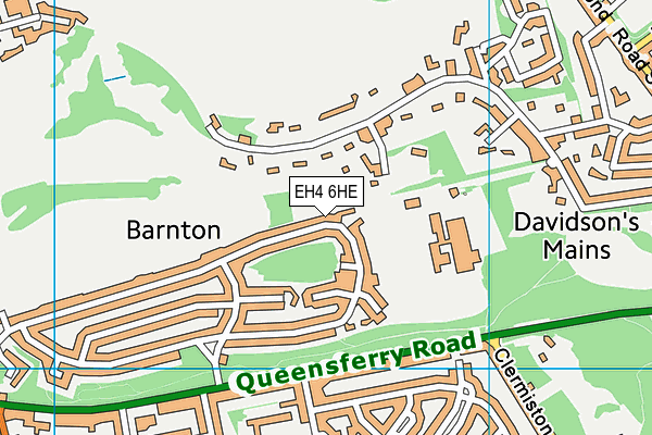 EH4 6HE map - OS VectorMap District (Ordnance Survey)