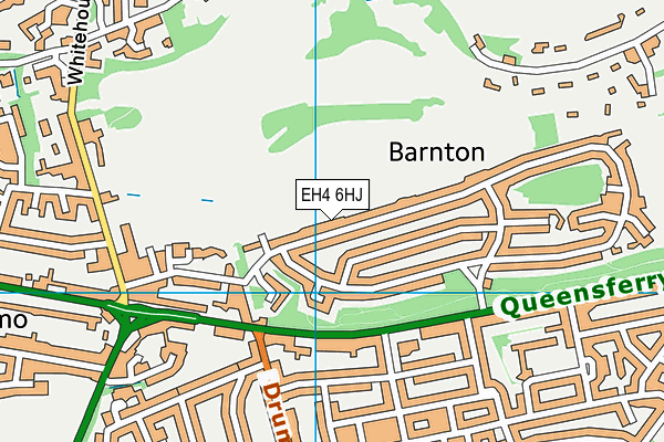 EH4 6HJ map - OS VectorMap District (Ordnance Survey)