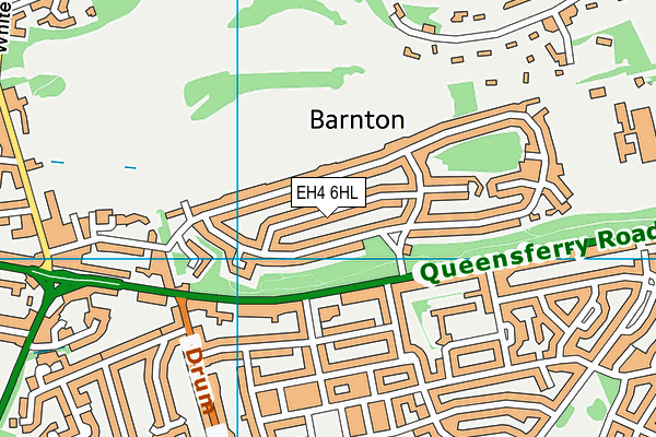 EH4 6HL map - OS VectorMap District (Ordnance Survey)