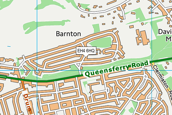 EH4 6HQ map - OS VectorMap District (Ordnance Survey)