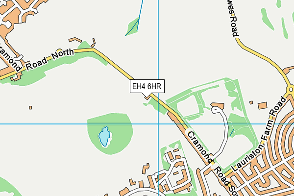 EH4 6HR map - OS VectorMap District (Ordnance Survey)