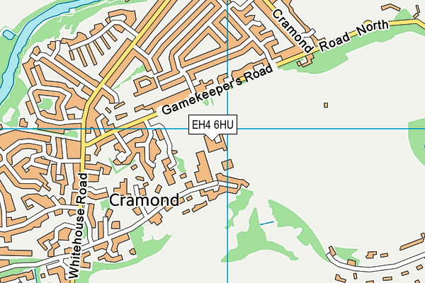 EH4 6HU map - OS VectorMap District (Ordnance Survey)