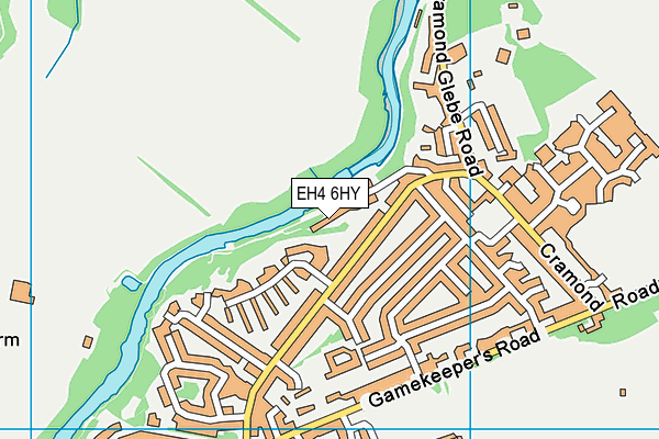EH4 6HY map - OS VectorMap District (Ordnance Survey)