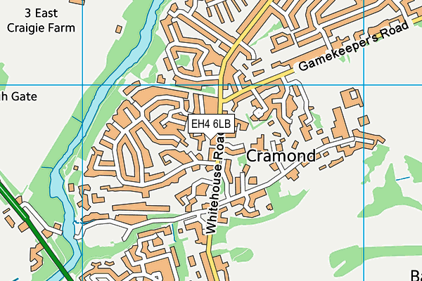 EH4 6LB map - OS VectorMap District (Ordnance Survey)