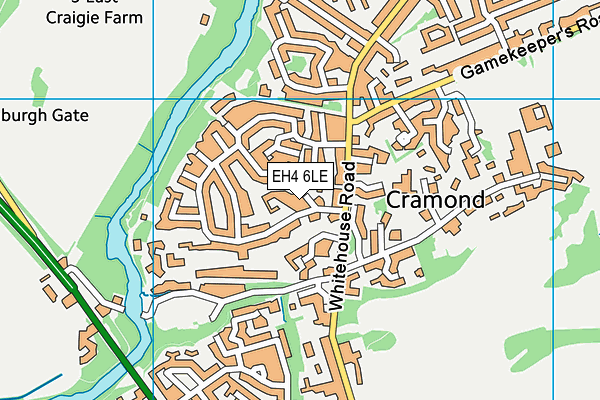 EH4 6LE map - OS VectorMap District (Ordnance Survey)