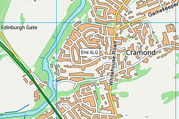 EH4 6LG map - OS VectorMap District (Ordnance Survey)