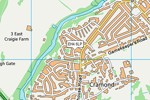 EH4 6LP map - OS VectorMap District (Ordnance Survey)