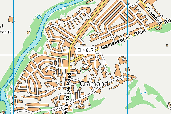 EH4 6LR map - OS VectorMap District (Ordnance Survey)