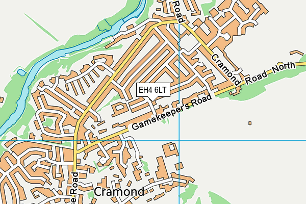 EH4 6LT map - OS VectorMap District (Ordnance Survey)