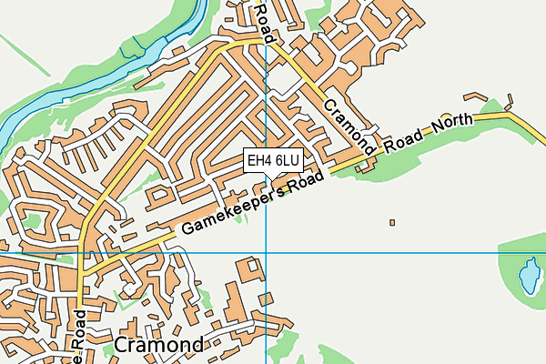 EH4 6LU map - OS VectorMap District (Ordnance Survey)