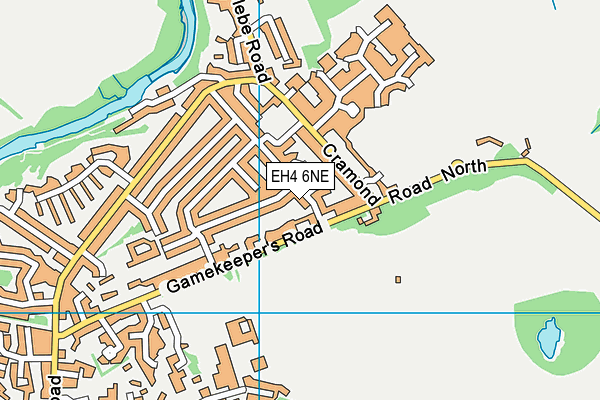 EH4 6NE map - OS VectorMap District (Ordnance Survey)