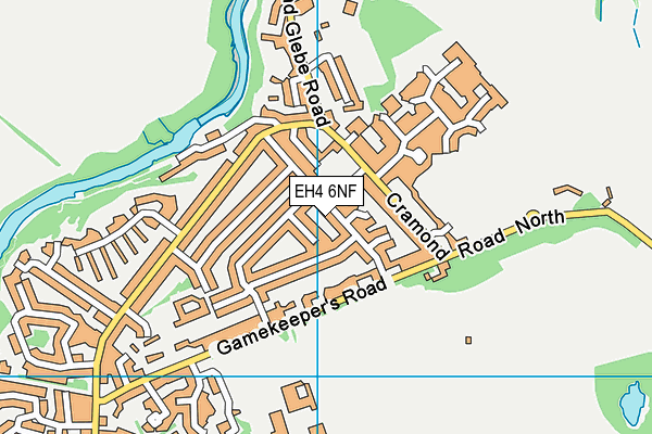 EH4 6NF map - OS VectorMap District (Ordnance Survey)