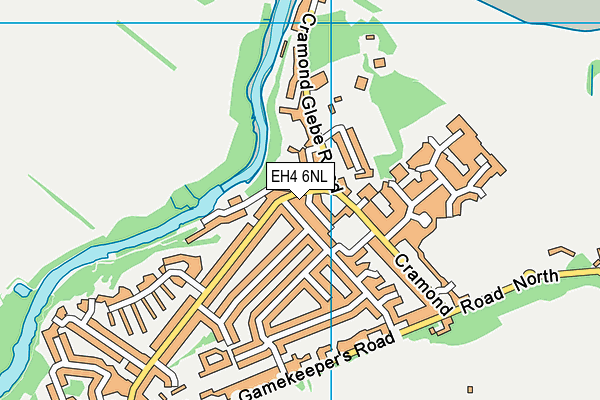 EH4 6NL map - OS VectorMap District (Ordnance Survey)