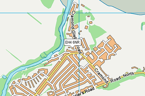 EH4 6NR map - OS VectorMap District (Ordnance Survey)