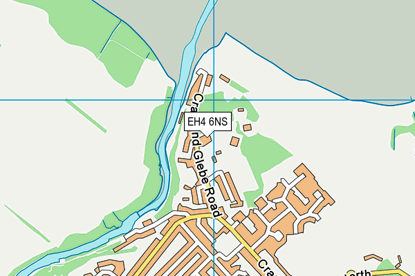 EH4 6NS map - OS VectorMap District (Ordnance Survey)