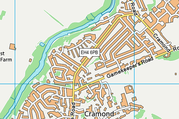 EH4 6PB map - OS VectorMap District (Ordnance Survey)