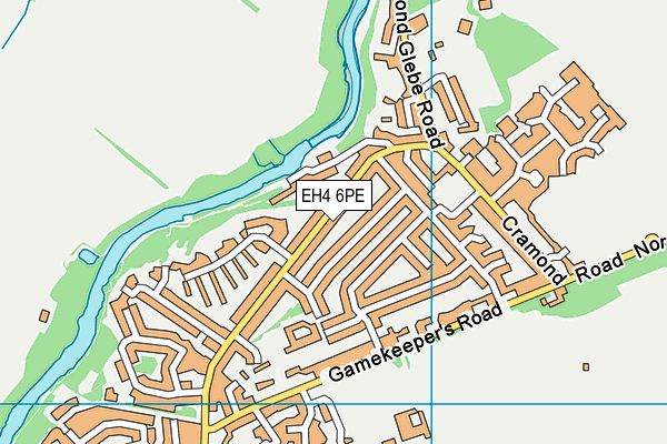 EH4 6PE map - OS VectorMap District (Ordnance Survey)