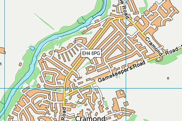 EH4 6PG map - OS VectorMap District (Ordnance Survey)