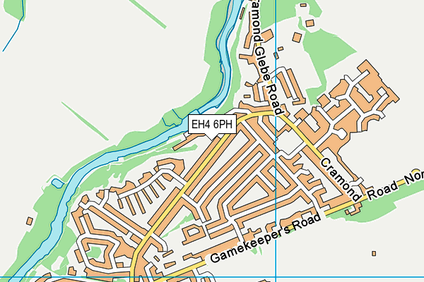 EH4 6PH map - OS VectorMap District (Ordnance Survey)