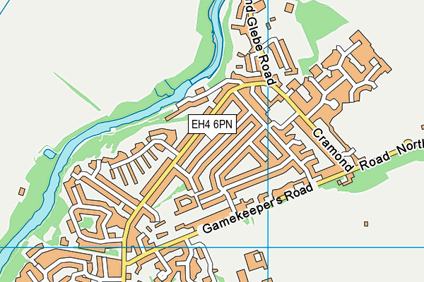 EH4 6PN map - OS VectorMap District (Ordnance Survey)