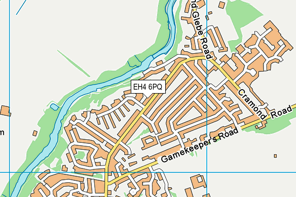 EH4 6PQ map - OS VectorMap District (Ordnance Survey)