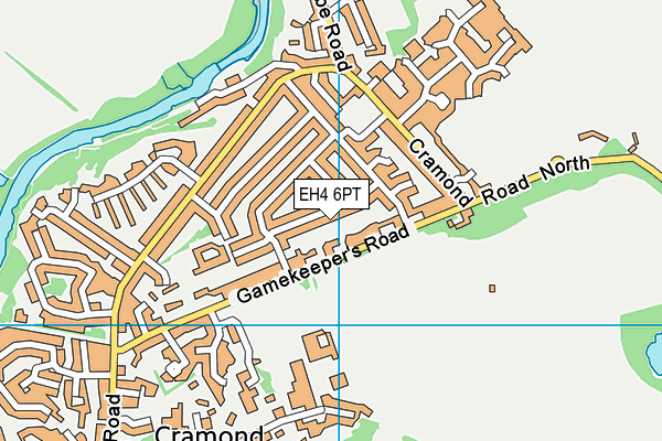 EH4 6PT map - OS VectorMap District (Ordnance Survey)