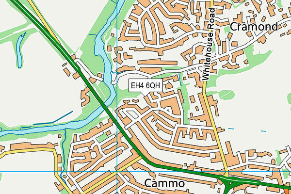 EH4 6QH map - OS VectorMap District (Ordnance Survey)