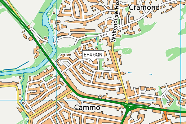 EH4 6QN map - OS VectorMap District (Ordnance Survey)